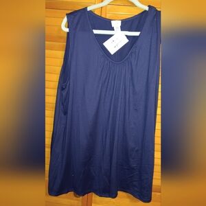 P & Rose Navy Blue Top